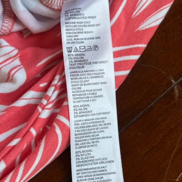 Tommy Bahama Women’s Mahana Beach Sheath Dress – Coral & White Floral – Size L - Picture 9 of 9